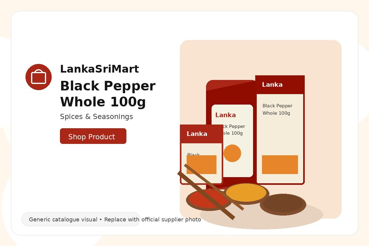 Black Pepper Whole 100g