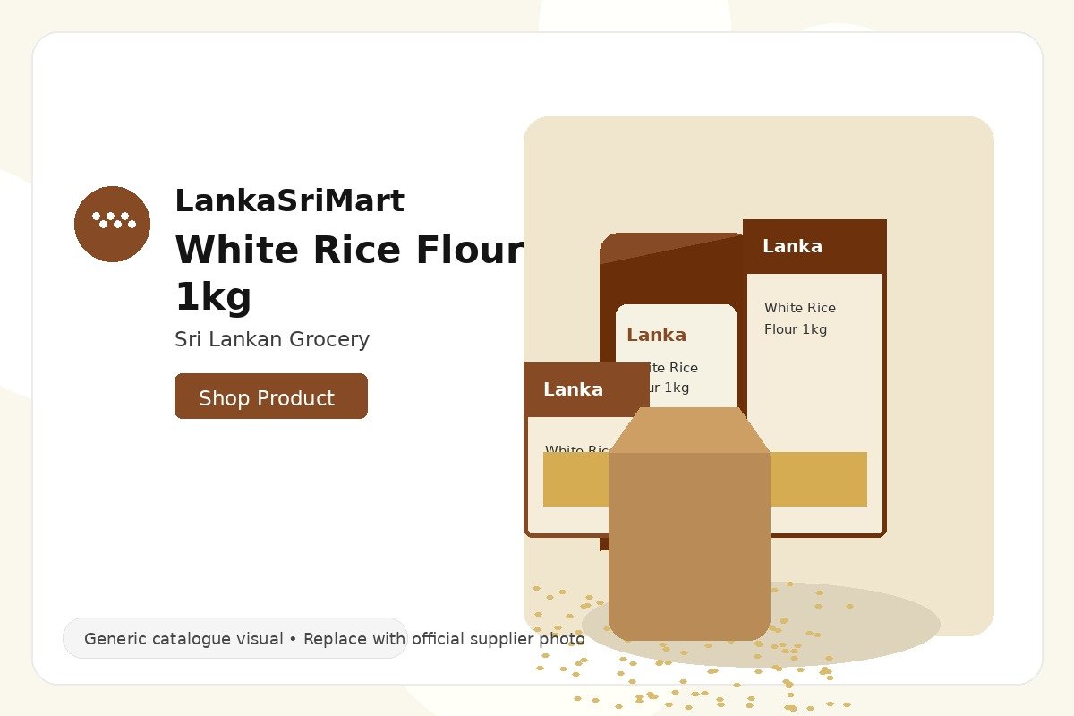 White Rice Flour 1kg
